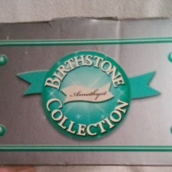 💜 Vintage Birthstone Collection Porcelain HandCrafted Doll (Amethyst) Febuary - Picture 12 of 16